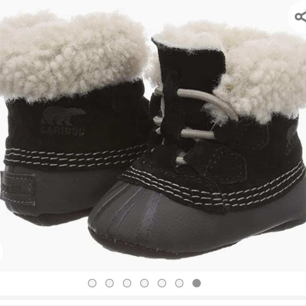 Sorel Carabootie Black Infant Size 2 New in Box